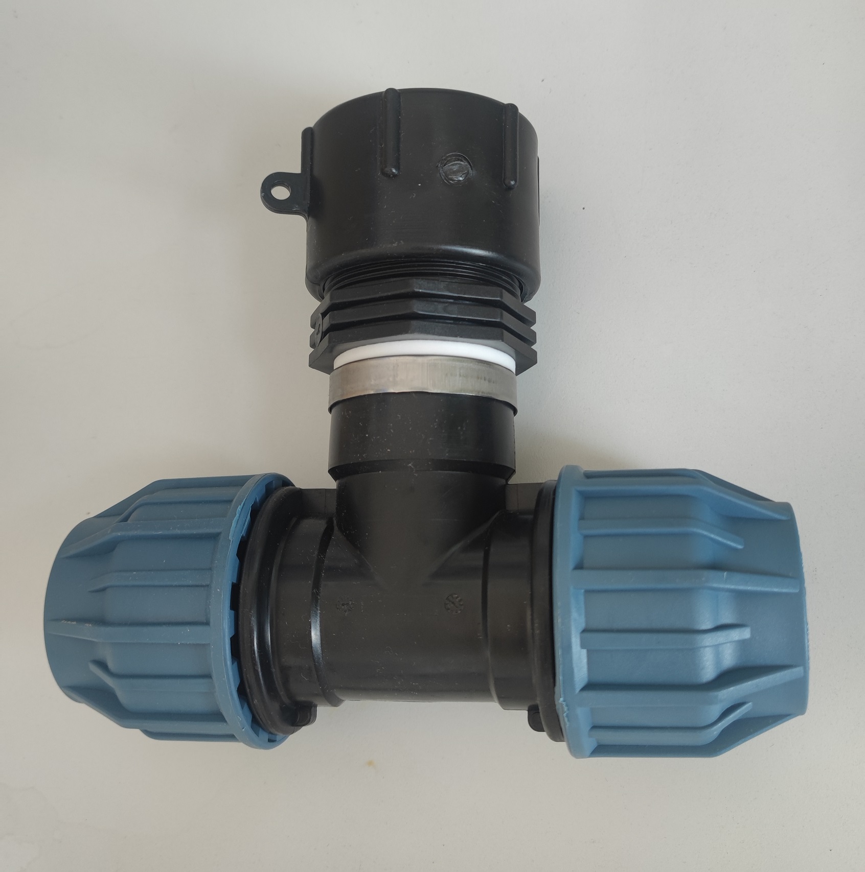 (Bild für) IBC-Adapter PE-Rohr T-Stück 40 mm